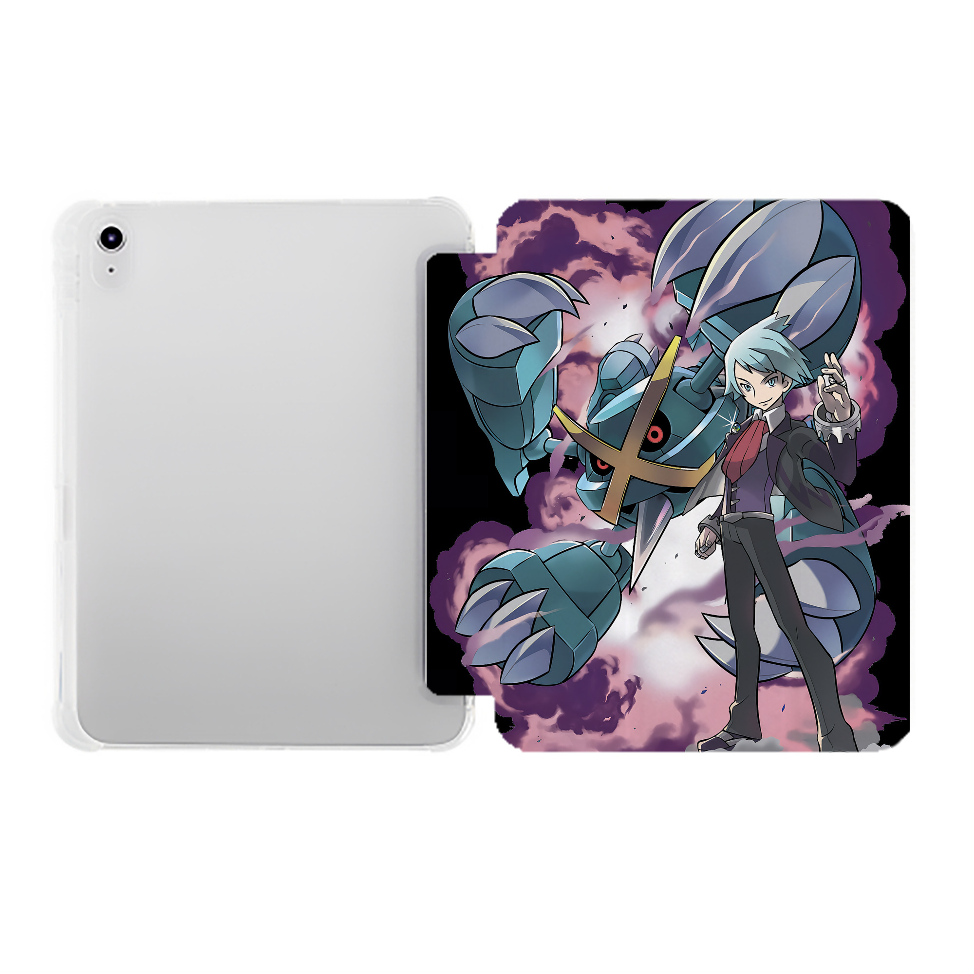 （画像用） ポケットモンスター Pokémon IPad ケース ペン収納付き 三つ折りスタンド PUレザー×シリコン 対応機種9.5/10.5/10.9インチ